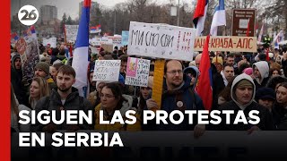 SERBIA | Continúan las manifestaciones de estudiantes