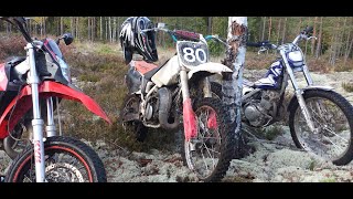 Enduro and trials: Honda Cr, Scorpa Sy, Derbi Drd, Aprilia Sx