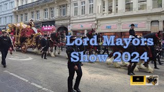 London's Lord Mayor's show 2024 Parade and Pageant Sat 9th November