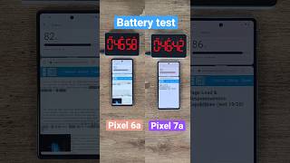 Pixel 6a vs Pixel 7a battery test!