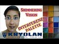 Kryolan Shimmering Vision Interferenz Palette First Impressions | Review