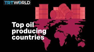 Top 12 countries with highest oil production, from 1900 to 2019
