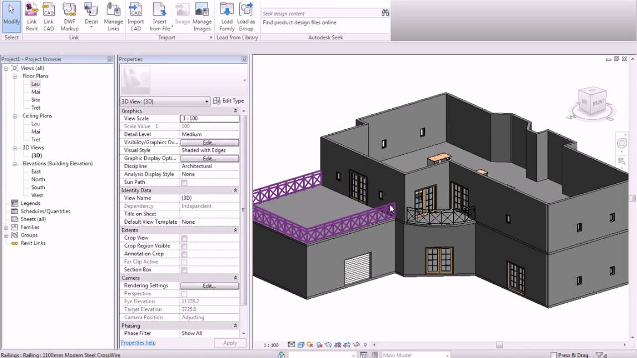 Học Revit Architecture Bài 2 - YouTube