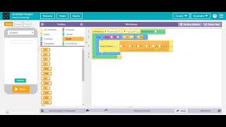 How to make Multiplication table generator app in code.org