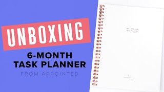 Men Who Bullet Journal: Unboxing The Appointed 6-month Task Planner