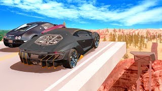 CRAZY Destructible Bridge Crashes Beamng Drive