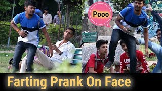 Farting Prank On Face | Best Prank In India | Best Farting Prank | Oye indori
