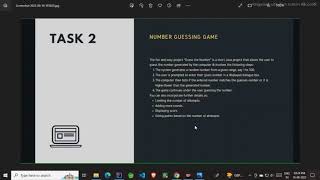 Osis Infobyte Java Development Internship Task 2 Number Guessing Game
