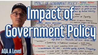 Impact of Government Policy - AQA A Level Business