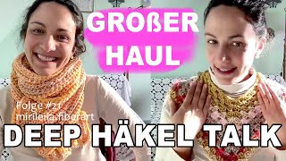 HAUL: meine EIGENKREATIONEN für warme SCHULTERN. PONCHOS und LOOP SCHALS, Stricken \u0026 Häkeln erklärt