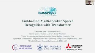 [ICASSP 2020] End-to-End Multi-speaker Speech Recognition with Transformer