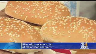 Sesame will join FDA's major food allergens list in 2023