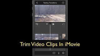 iPhone Apps ~ Trim Video Clips In iMovie
