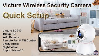 Victure Wireless Security Camera Quick Setup