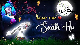 Agar Tum Saath Ho Free Fire Montage !! Free Fire Love Story !! Best Eadting Montage @NCM