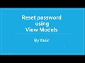 Implementing password reset link in asp.net mvc - Part 23