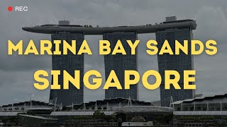 Marina Bay Sands Hotel in Singapore | Longest Infinity Pool + Spago Rooftop Restaurant 🇸🇬 🌊