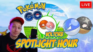 Voltorb Shiny Spotlight Hour Live | Pokemon GO