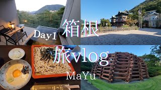 【箱根旅行】おすすめ観光地/人気ホテル~湯本駅前商店街 | 富士屋ホテル | 彫刻の森美術館 | ホテル佳ら久 | 自然薯 蕎麦 はつ花 | 箱根ラスク | Day1｡.:*･ﾟ