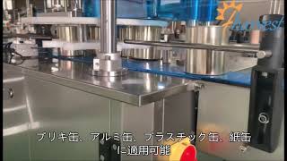 ビスケット,ナッツ,花茶自動缶シーラー機/缶シール機製造