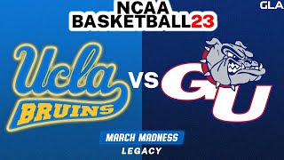 Gonzaga vs. UCLA | 2023 March Madness Legacy Mod | Simulation | NCAA Basketball 10 PC