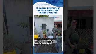 Sirine Peringatan Roket Terus Menggema, Penduduk Israel Lari Ketakutan Cari Tempat Perlindungan