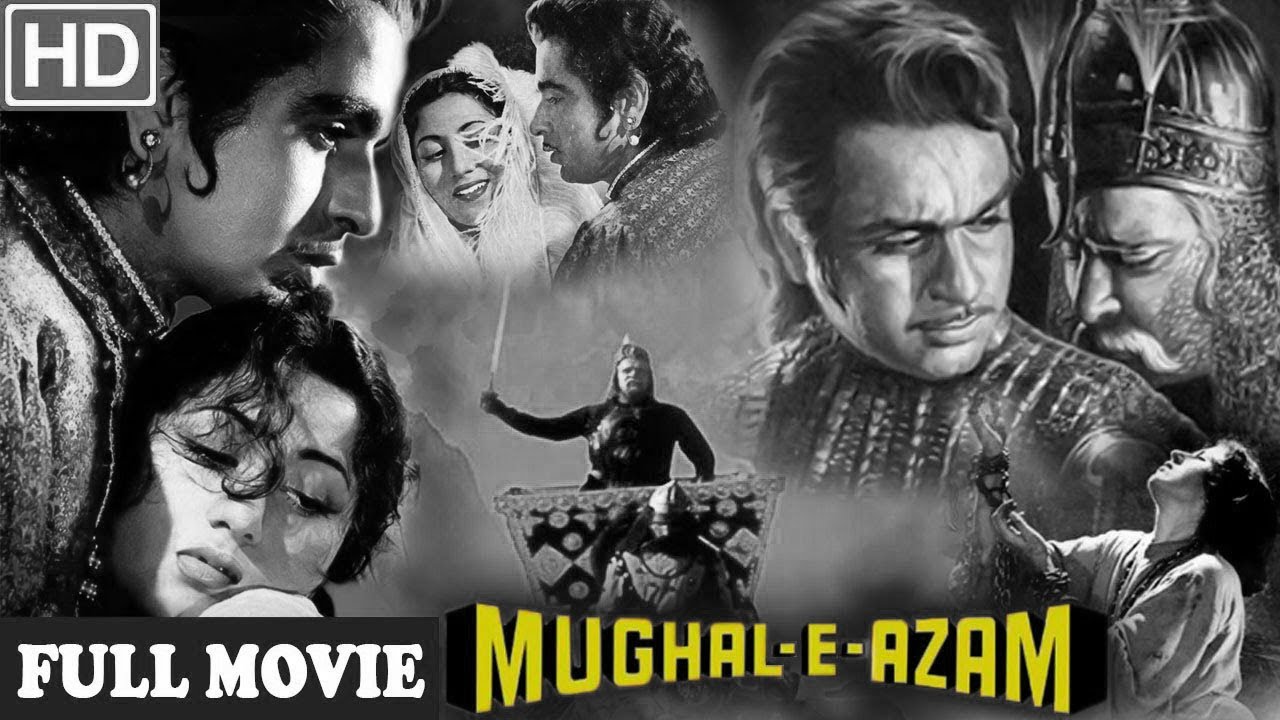 Mughal E Azam B/W 1960 | Original Version | Prithviraj Kapoor, Dilip ...