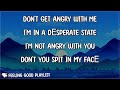 the rolling stones angry lyrics don t get angry with me i m in a dеsperate state