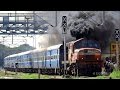 VOLCANIC SMOKE ! AMERICAN LOCO WDM2A HEAVILY SMOKING