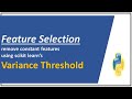 Feature selection techniques(python) | feature selection using filter method in python