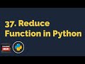 Reduce Function in Python | Python Tutorials For Beginners