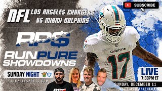 SUNDAY NIGHT DRAFTKINGS SHOWDOWN PICKS | 2022 NFL WEEK 14 DFS LOS ANGELES CHARGERS Vs MIAMI DOLPHINS