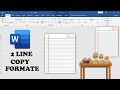 How to create copy Formate design I Copy Formate l Two line copy design l copy design