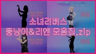 [이달의소녀 / 소녀리버스] 다시 보고픈 뚱냥이\u0026리엔 모음집.zip