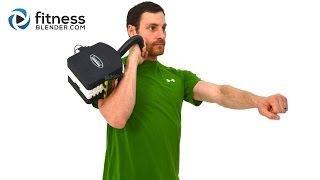 Calorie Blast Kettlebell Workout Video - 20 Minute Upper Body Kettlebell Workout Routine