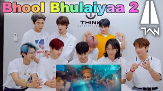 KPOP IDOL's reaction to the Indian MV with awesome steps ft TAN🔥Bhool Bhulaiyaa 2⎮AOORA &hennessyan