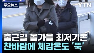 [날씨] 출근길 찬바람 불며 체감온도 '뚝'...주말까지 추위 / YTN