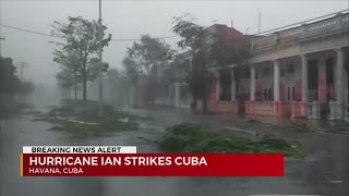 Hurricane Ian strikes Cuba
