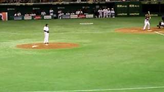 2009.3.29 巨人vs千葉ロッテ オープン戦 千葉ロッテ バーナムJr. 応援歌