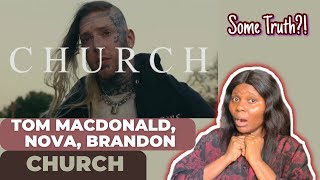 First Time Reacting To "Church" - Tom MacDonald & Brandon Hart ft. Nova Rockafeller Reaction