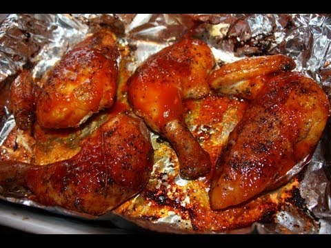 BBQ Chicken In The Oven. BBQ Chicken In The Oven.