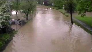 Valašské Meziříčí Povodeň 17.5.2010