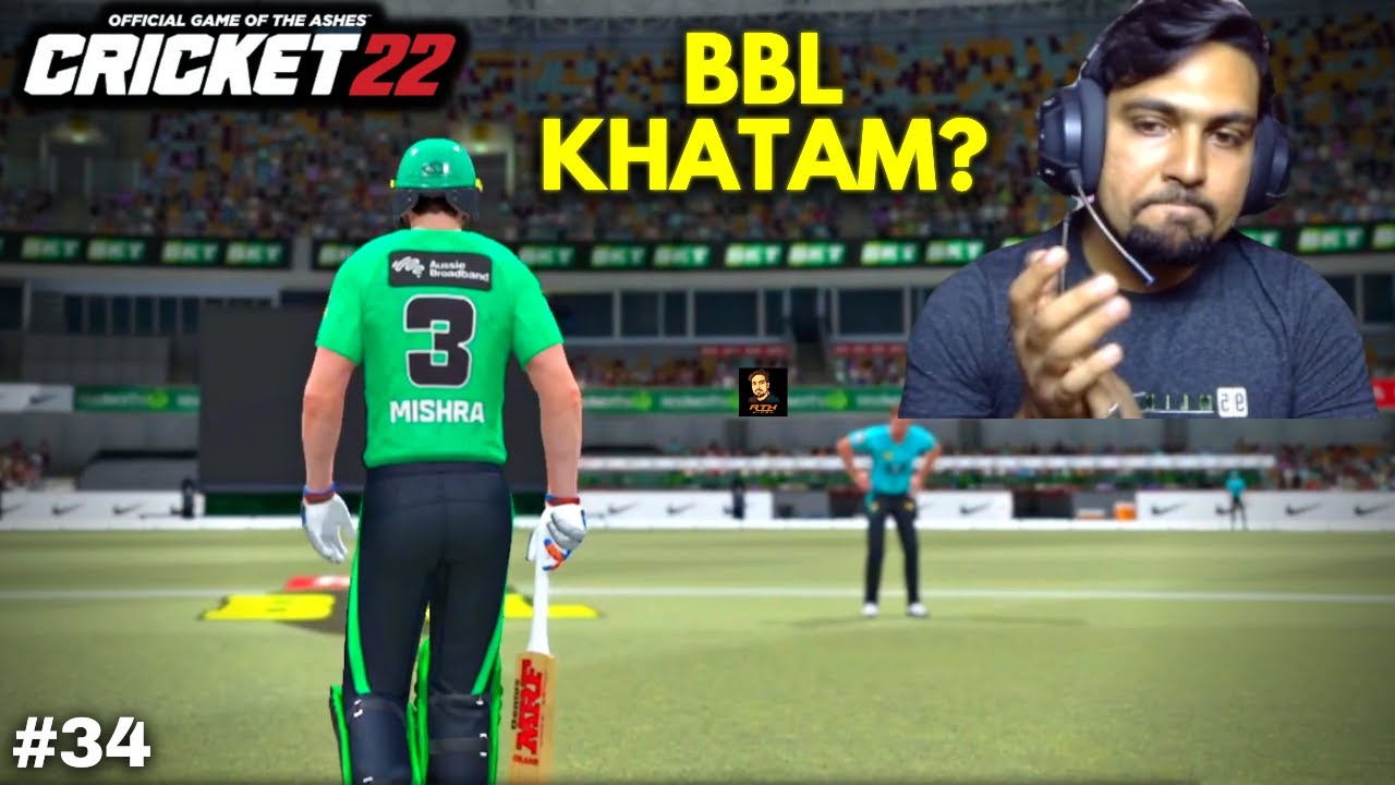 Last Episode Of BBL - Cricket 22 My Career Mode - RtxVivek #34 - YouTube