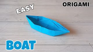 PAPER BOAT ORIGAMI TUTORIAL| DIY PAPER BOAT EASY ORIGAMI STEP BY STEP FOLDING|SIMPLE BOAT PAPERCRAFT