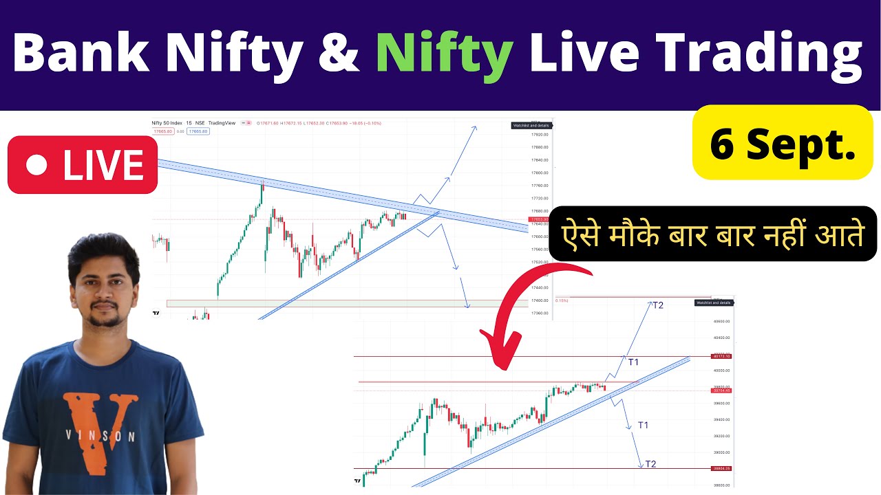 Bank Nifty & Nifty Live Trading 6 September | Live Intraday Option ...