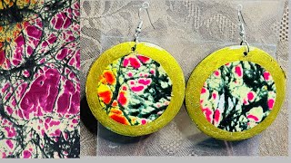 Make Fabulous Jewelry with African print fabrics