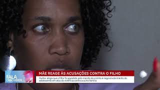 Mãe reage as acusações de ameaça e agressão feitas por vizinha em São Pedro | Fala CV