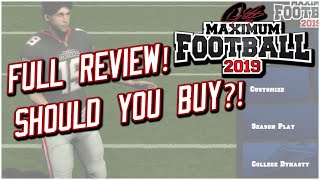 Should you buy Doug Flutie's Maximum Football 2019! FULL REVIEW! | Xbox One