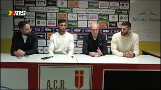 Roma, Petrucci, Crimi e Banchieri in conferenza stampa