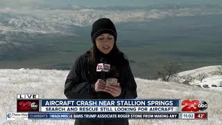 Aircraft crash near Stallion Springs